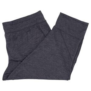 Champion Duo Dry Pants Womens 2XL Gray Athletic Capris Zip Pocket Performance
